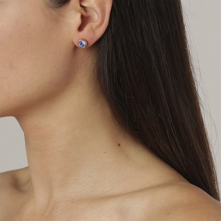 Dyrberg Kern Noble Gold Earrings - Lavender